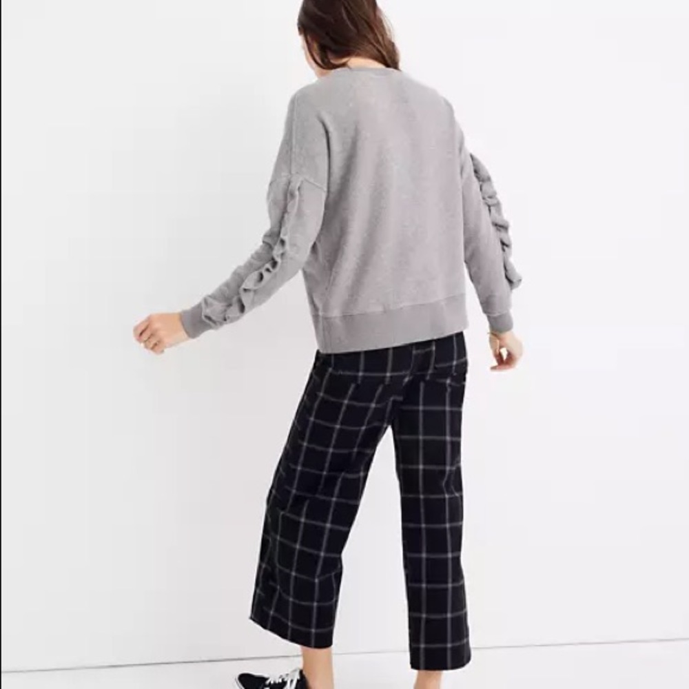 Madewell Ruffle Sweatshirt - Picture 3 of 3